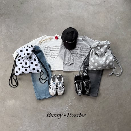 bunnypowder/77. warm heart T-shirt 2XL-4XL