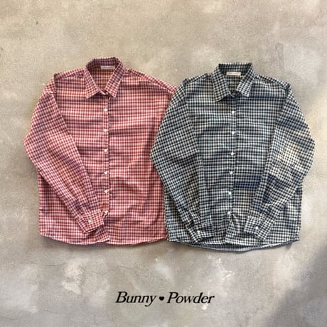 bunnypowder/30. check shirt ADULT