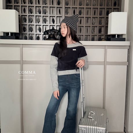 comma/21. denim gimo boots cut 160-170