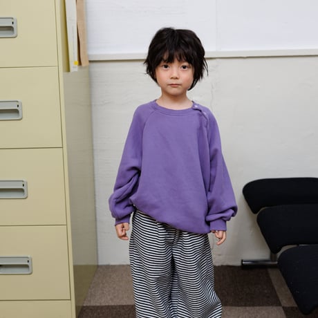 andbutter/4. Button Raglan Sweatshirt XS-XL