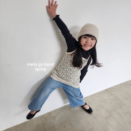 merrygoround/35. lace long sleeveless XS-2XL