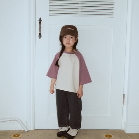 lalaland/22. latte raglan T-shirt XS-XL