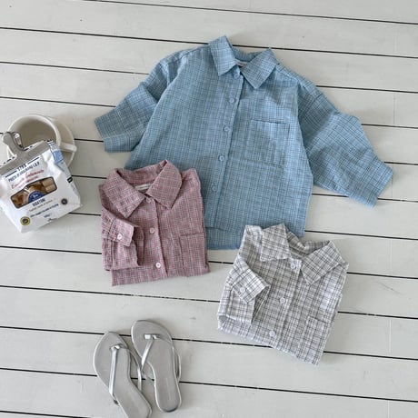 matilda/16. joy check shirt 15-19
