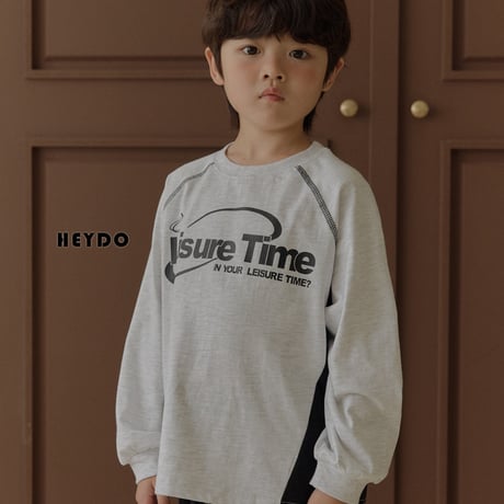 heydo/22. time two color T-shirt JS-JL