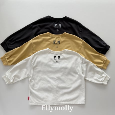 ellymolly/126. crew box T-shirt 13-19