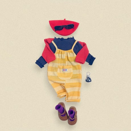 oottbebe/32. pipi overalls XS(0-1Y)-XL(4-5Y)