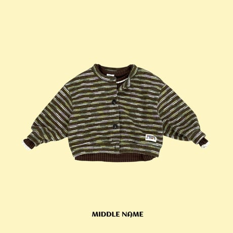 middlename/35. stripe cardigan S-XL
