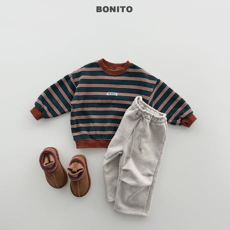 bonito/52. knee pin tuck straight pants JS-JM