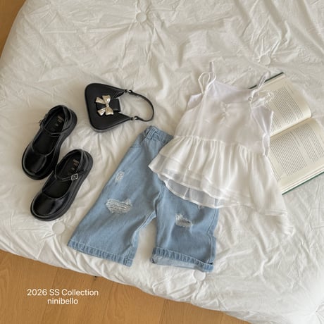 ninibello/116. damage ice denim pants 2XL