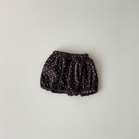 onu/43. velvet dot bloomer BABY(12M)-S(3-4Y)