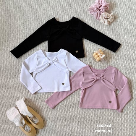 secondmoment/61. ribbon T-shirt JS-JL