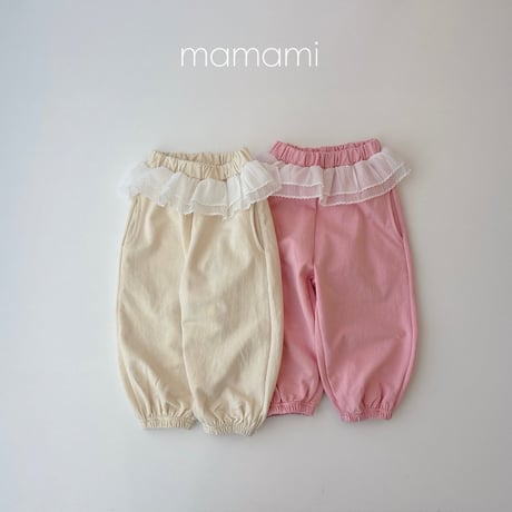 mamami/34. sugar fril P jogger XS-XL