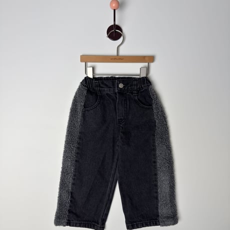 andbutter/58. Sherpa Line Denim Pants XS-XL