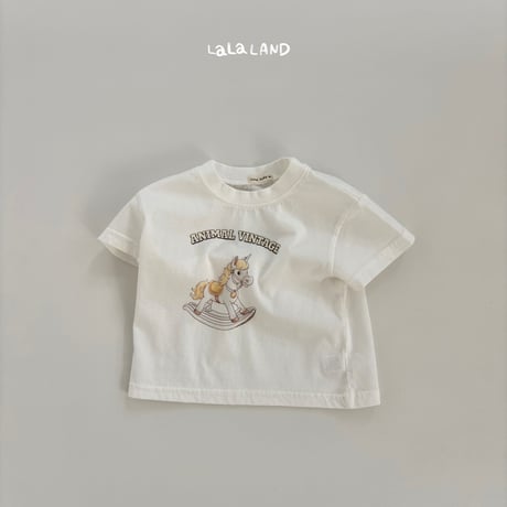 lalaland/58. uni corn half t T-shirt 6M-18M