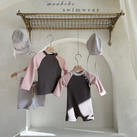 monbebe/29. multi swim ( swim bonnet suit S(3-12)-L(24-36)