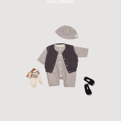 valubebe/27. check jump suit 6M-18M