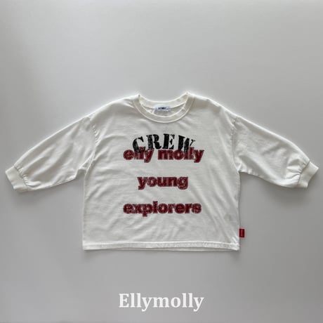 ellymolly/126. crew box T-shirt 13-19