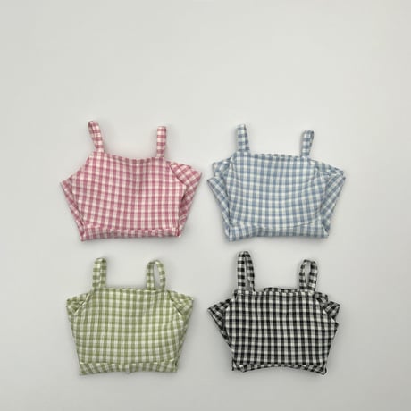 haroharo/90. sweet check bustier 2XL-4XL
