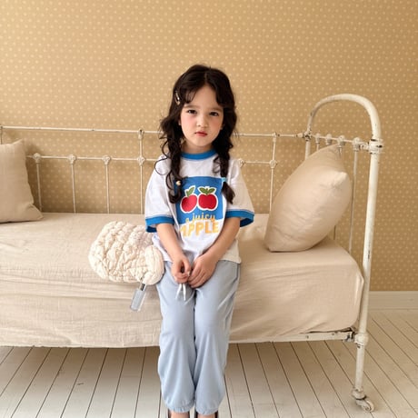comma/60. apple two color T-shirt 160-170