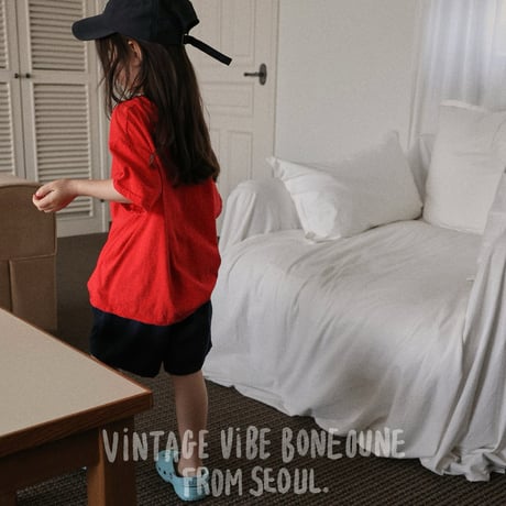 boneoune/70. cooling half t T-shirt XS-XL