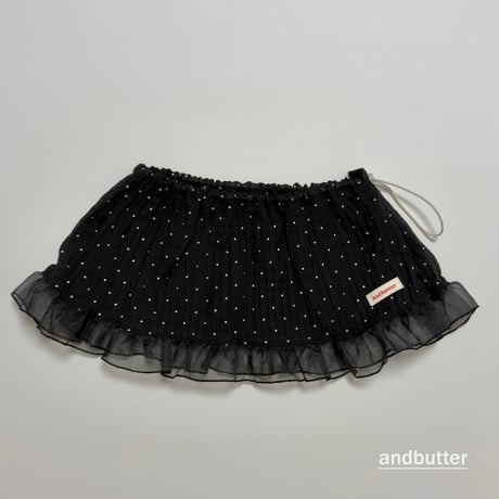 andbutter/9. Wrinkle Dot Layered Skirt FREE