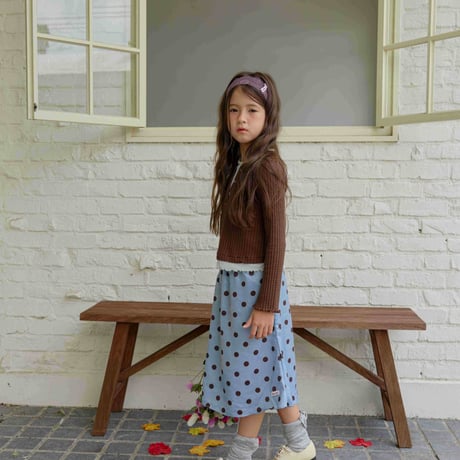 urbanrabbit/23. Dot Satin Skirt JS-JM