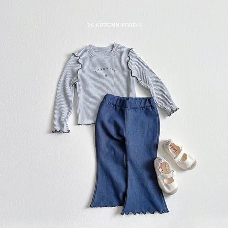 vividi/148. love nalrari T-shirt JS-JM