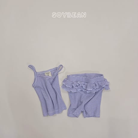 soybean/86. plan ) very fril updown set XS-XL