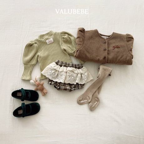 valubebe/95. ribbon puff mojik jacket 6M-S