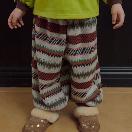 tinyhiker/34. Nordic pattern jogger XS-XL