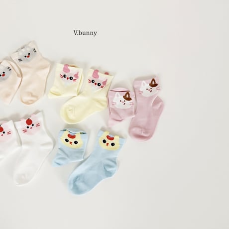 vbunny/11. cat socks set S(130-150)-L(180-210)