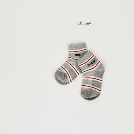 vbunny/16. red line socks set S(130-150)-L(180-210)