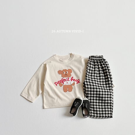 vividi/181. hug bear check updown  XS-XL