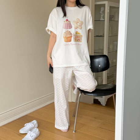 ninibello/131. adult ) jucy sweet half t T-shirt FREE