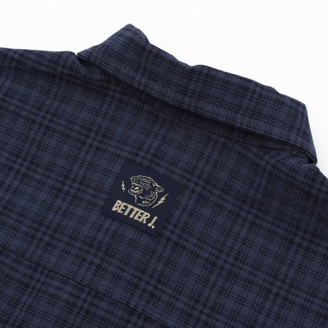 betterj/60. Orb check shirt L-JS