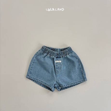 lalaland/14. point denim half pants XS-XL
