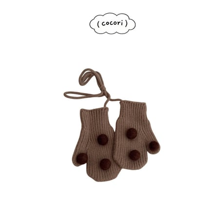 nightbebe/30. pongpong gloves knit FREE