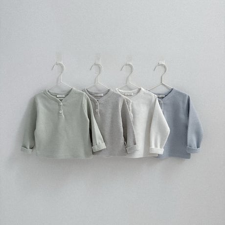 minirobe/40. waffle T-shirt  S-XL