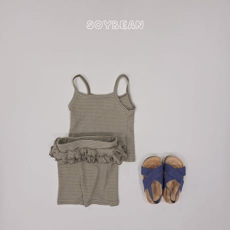 soybean/86. plan ) very fril updown set XS-XL