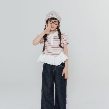 forkchips/58. eve fril shirts collar T-shirt JS-JXL