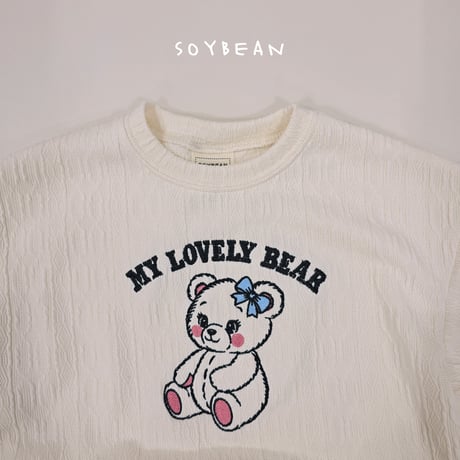 soybean/96. bear knit updown set JS-JM