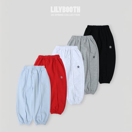 lilybooth/41. plan pin tuck jogger S-XL