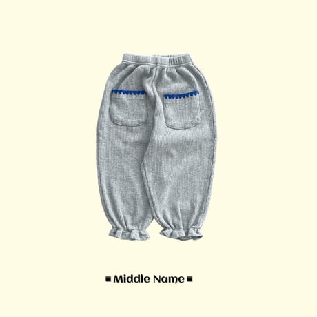 middlename/5. waffle pocket mello pants S-XL