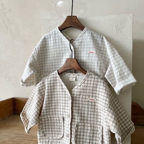 thelala/25. 47 dobi check jacket XS-XL