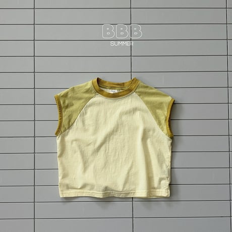 bellabambina/95. over two color rappa T-shirt XS-XL