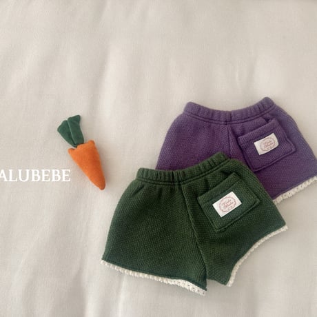 valubebe/5. lace shorts knit 6M-S