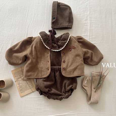 valubebe/95. ribbon puff mojik jacket 6M-S