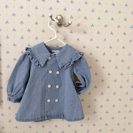 melikey/103. denim sera double one-piece JS-JM
