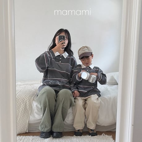 mamami/44. mood collar T-shirt XS-XL