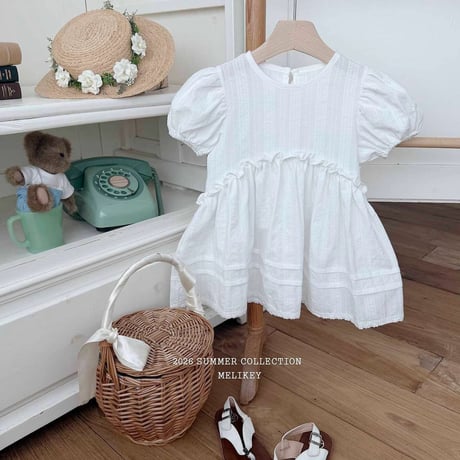 melikey/143. Veil puff one-piece JS-JM